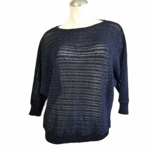 3/$25  Jones New York Size PM Blue Knit Top